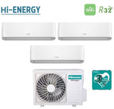 hisense climatizzatore condizionatore hisense trial split inverter serie energy pro plus hi energy 9912 con 3amw72u4rjc r 32 wi fi integrato 9000900012000