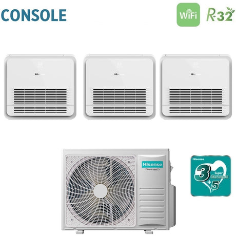hisense condizionatore trial split console hisense 9912 con 3amw62u4rjc r 32 wi fi optional con telecomando