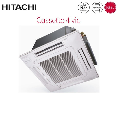 hitachi unita interna a cassetta 4 vie hitachi 12000 btu rai 35rpe r 32 wi fi optional con griglia inclusa