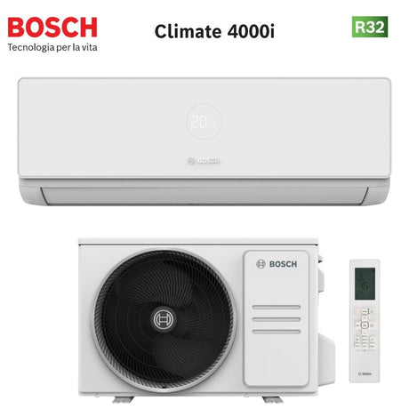 junkers bosch condizionatore bosch climate 4000i 12000 btu cl4000i set 35 we r 32 wi fi optional