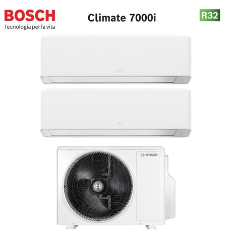 junkers bosch condizionatore dual split bosch climate 7000i white 915 con 5000m 532 e r 32 wi fi integrato