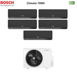 junkers bosch condizionatore penta split bosch climate 7000i black 77779 con 5000m 1255 e r 32 wi fi integrato