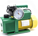 klimaline pompa vuoto bistadio klimaline con vacuometro e valvola solenoide per impianti gas hfo r32 r410 r1234yf 85 lmin motore antideflagrante per condizionamento climatizzatore