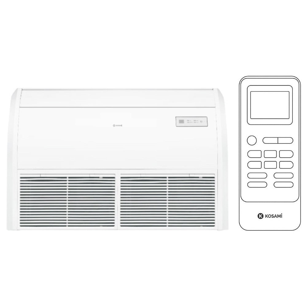 kosami condizionatore soffittopavimento kosami 36000 btu r 32 wi fi integrato con telecomando