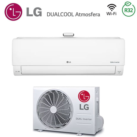 lg climatizzatore condizionatore lg inverter dualcool atmosfera 12000 btu ap12rk.nsj r 32 wi fi integrato aa