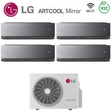 lg condizionatore lg quadri split artcool mirror ai air 991212 con mu4r27 r 32 wi fi integrato