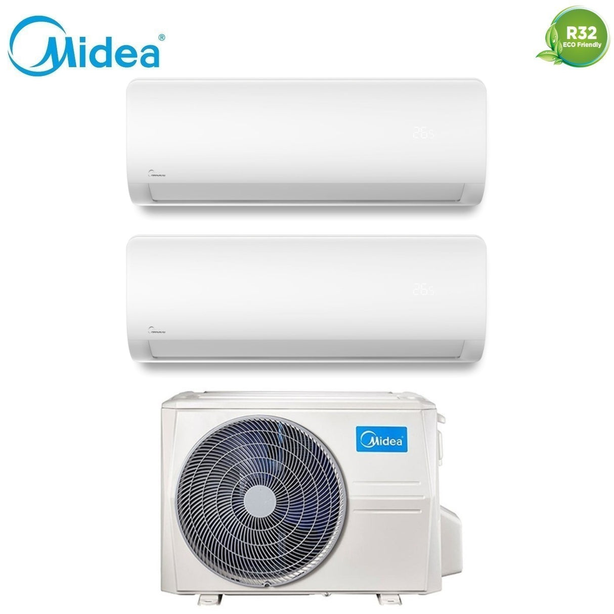 midea condizionatore dual split midea xtreme pro wi fi 1818 con m4o 36fn8 q r 32 wi fi integrato