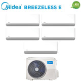 midea condizionatore penta split midea breezeless e 9991212 con m5oe 42hfn8 q r 32 wi fi integrato