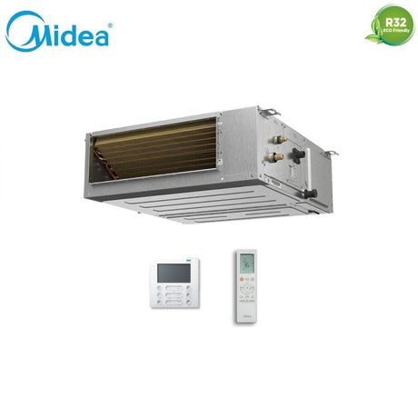 midea unita interna canalizzabile midea 12000 btu mtj 12hwfnxga r 32 wi fi optional con telecomando e comando a filo ean 8052705167672
