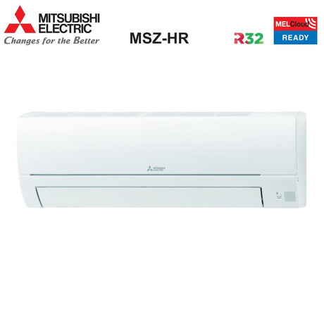 mitsubishi electric climatizzatore condizionatore mitsubishi electric inverter serie smart msz hr 9000 btu msz hr35vf muz hr25vf r 32 wi fi optional classe aa