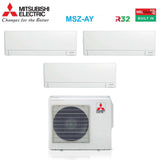 mitsubishi electric climatizzatore condizionatore mitsubishi electric trial split inverter linea plus serie msz ay 121212 btu con mxz 3f68vf wi fi integrato r 32 120001200012000