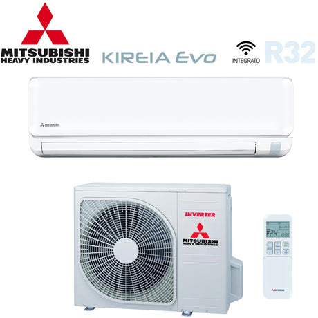 mitsubishi heavy industries climatizzatore condizionatore mitsubishi heavy industries inverter serie kireia evo 24000 btu srk 71 ztl w r 32 wi fi integrato