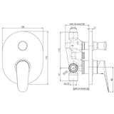 nobili miscelatore da incasso per doccia nobili hof cromato