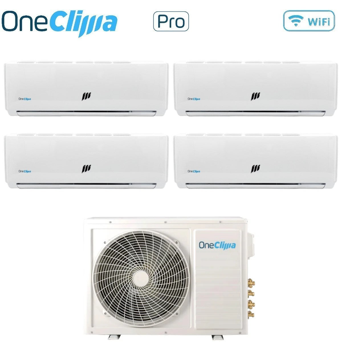 oneclima condizionatore quadri split oneclima pro 99918 con mlt32x4y24 r 32 wi fi optional