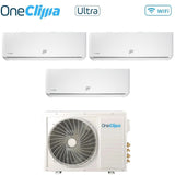 oneclima condizionatore trial split oneclima ultra 9912 con mlt27x3y24 r 32 wi fi integrato pannello telato
