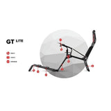 sedia next level racing gt lite racing cockpit sedile per simulatore di guida nlr s021 ean 0737787153338