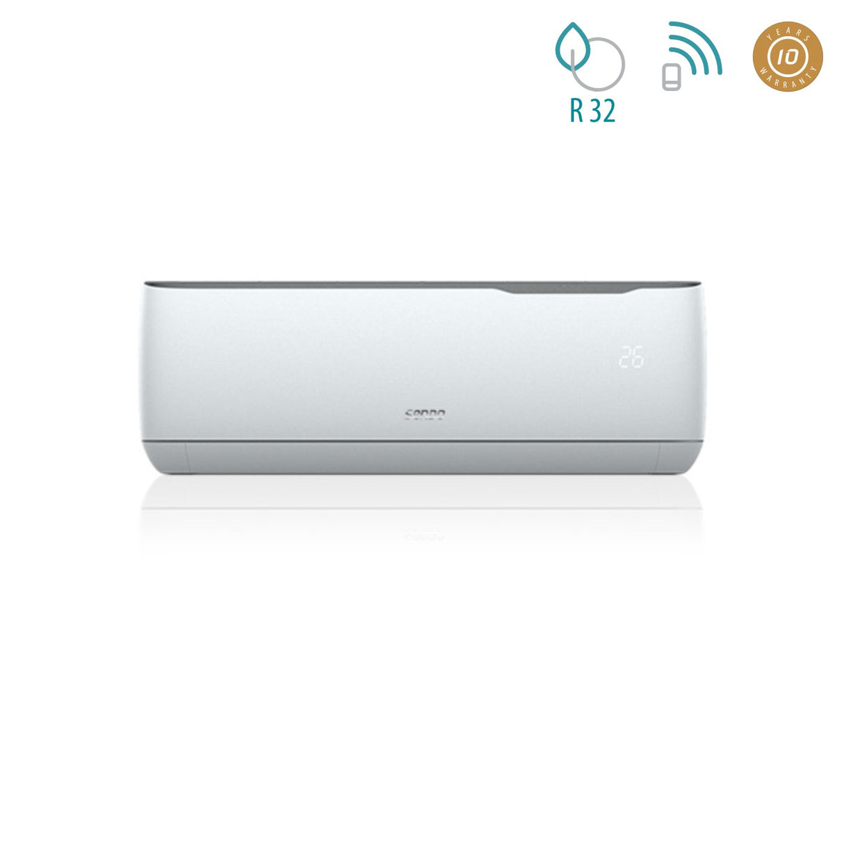 sendo climatizzatore condizionatore sendo inverter serie aegean 9000 btu r 32 a snd 09agn2 id