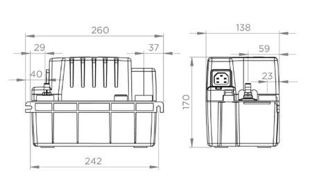 sfa pompa scarico condensa sfa sanicondens eco ean 3308815083681