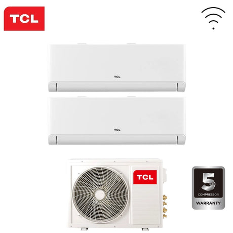 tcl climatizzatore condizionatore tcl dual split inverter serie breezein 1212 con mt1821 r 32 wi fi integrato 1200012000