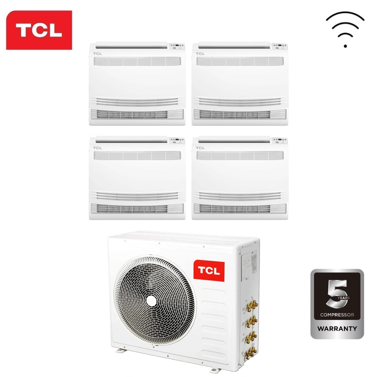 tcl condizionatore quadri split console tcl 991212 con mt3240 r 32 wi fi integrato