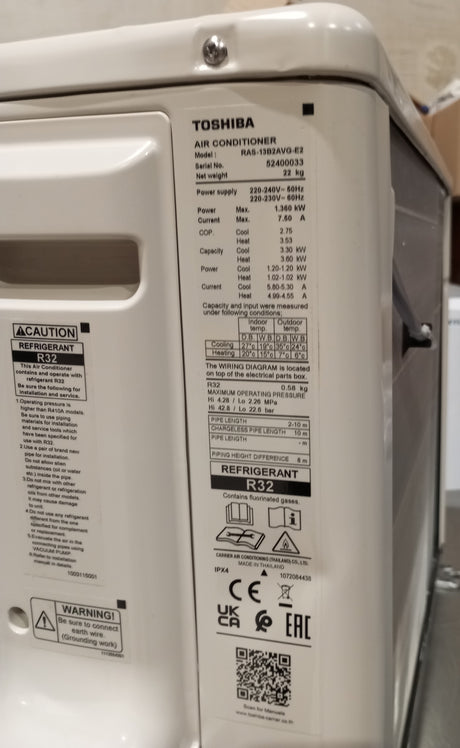 toshiba area occasione 5053 condizionatore toshiba seiya classic 13000 12000 btu ras b13b2kvg e3 r 32 wi fi optional