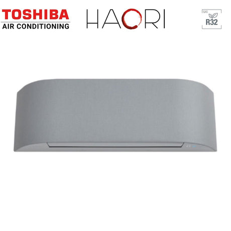 toshiba unita interna a parete toshiba haori 7000 btu ras b10n4kvrg e1 r 32 wi fi integrato con tessuti light gray e dark gray