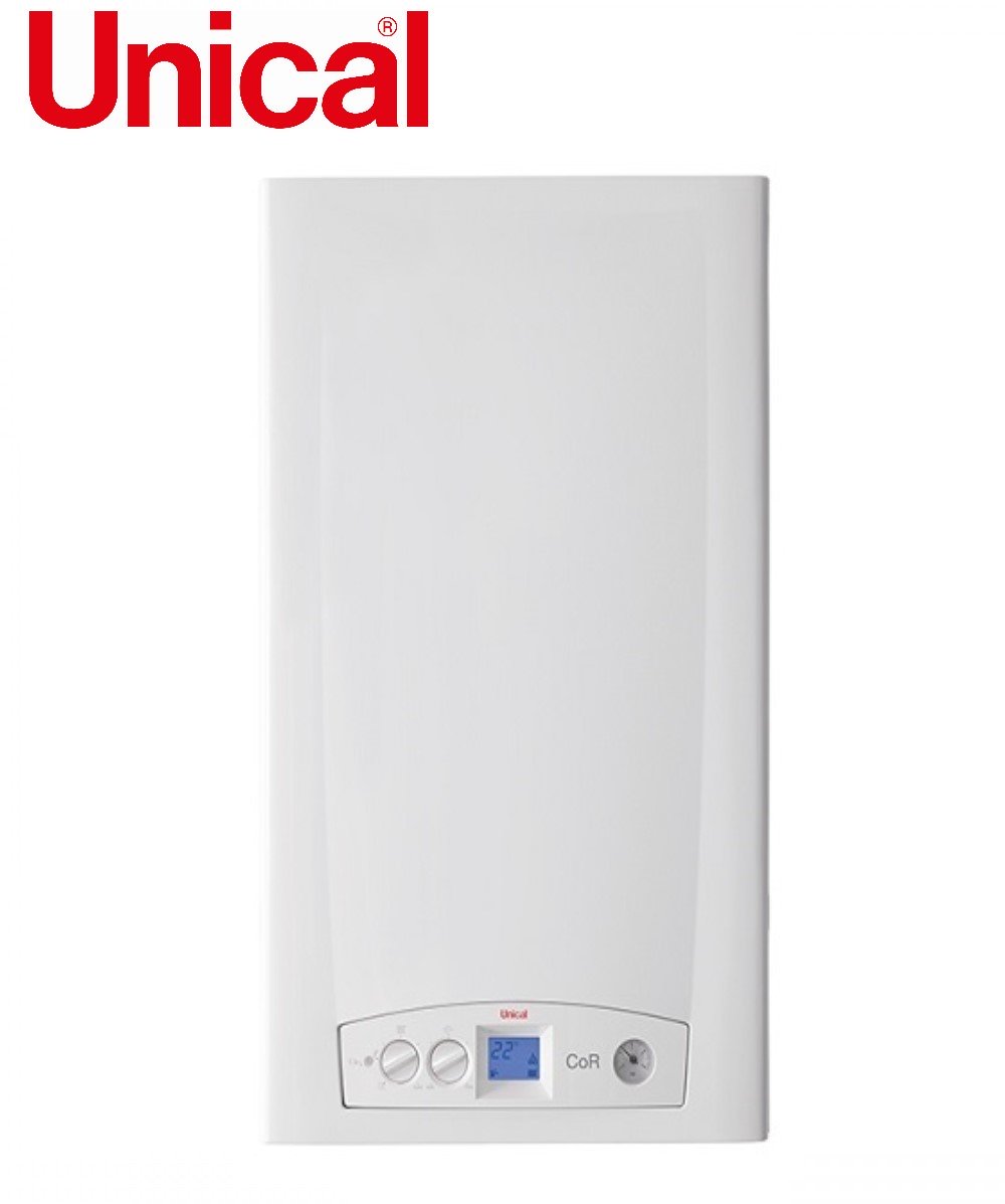 unical caldaia a gas unical cor c 24 kw gpl completa di kit scarico fumi