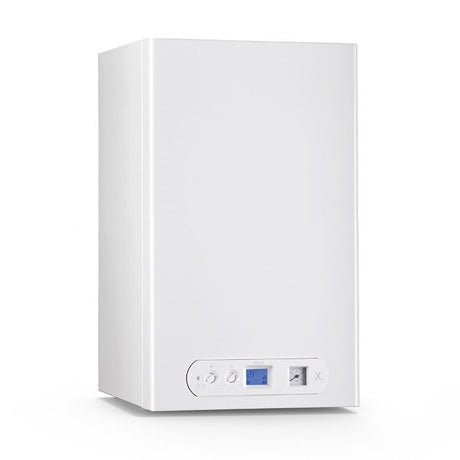 unical caldaia unical x 32 c a condensazione low nox 6 completa di kit scarico fumi metano in acciaio inox erp