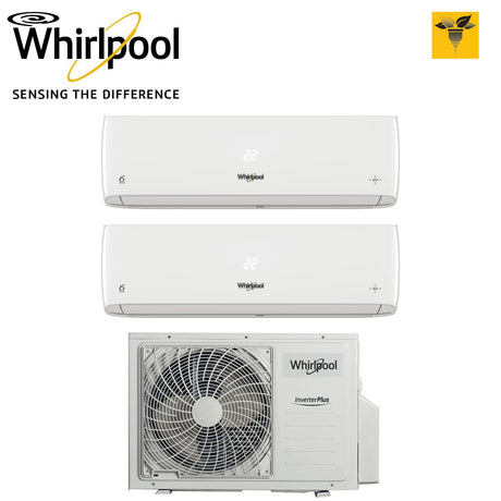 whirlpool climatizzatore condizionatore whirpool dual split inverter 912 wa20odu32 r 32 900012000