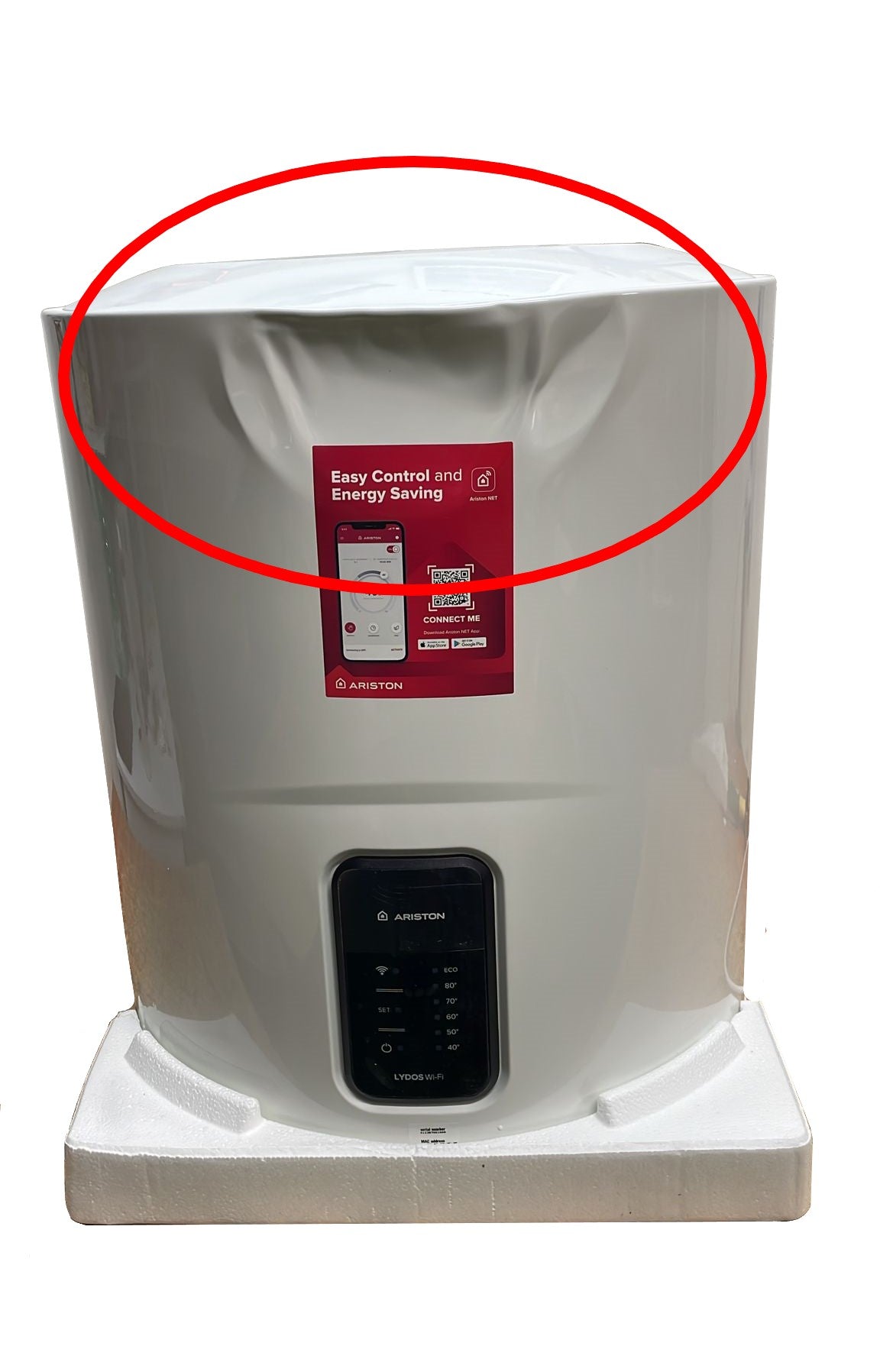 ariston area occasioni scaldabagno elettrico murale ariston lydos wi fi integrato 50 litri classe b 3201560