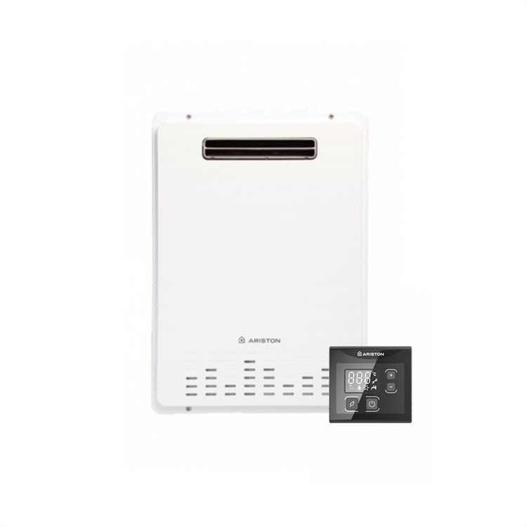 ariston scaldabagno a gas ariston next evo x outdoor 22 eu metano 22 lt da esterno basso nox ean 8056138592582