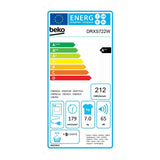 beko asciugatrice slim a pompa di calore 7 kg beko drxs722w a ean 8690842283178
