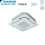 daikin climatizzatore condizionatore daikin bluevolution a cassetta round flow 18000 btu fcag50b r 32 wi fi optionalaa classe con griglia standard inclusa garanzia italiana