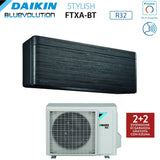 daikin climatizzatore condizionatore daikin bluevolution inverter serie stylish real blackwood 7000 btu ftxa20bt r 32 wi fi integrato classe a colore legno nero garanzia italiana ean 8059657000941