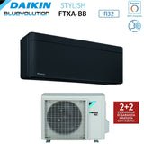 daikin climatizzatore condizionatore daikin bluevolution inverter serie stylish total black 18000 btu ftxa50bb r 32 wi fi integrato classe a colore nero garanzia italiana ean 8059657004383