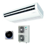 daikin climatizzatore condizionatore daikin pensile a soffitto dc inverter 36000 btu fha100a monofase r 32 wi fi optional con comando a filo