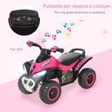 easycomfort area occasioni 2420 easycomfort mini quad per bambini 18 36 mesi a spinta manuale con musiche integrate in pp e metallo 67 5x38x44 cm rosa