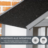 easycomfort area occasioni easycomfort voliera per uccelli da esterno in legno di abete 80 5x57x158 5cm grigio chiaro 1