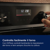 electrolux forno da incasso electrolux serie 600 eoc6p56h steamcrisp 72 litri classe a a594xl596xp569 nero