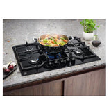 electrolux piano cottura a gas electrolux egg7536k 5 fuochi l74xp51 vetro temperato nero ean 7332543782901