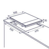 electrolux piano cottura a gas electrolux egs6414x electrolux tripla corona acciaio inox ean 7332543592777