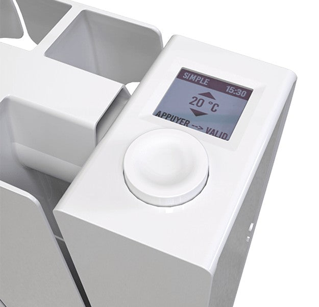 fondital radiatore elettrico in alluminio fondital eblitz wi fi da 750 w 390x583x80 mm