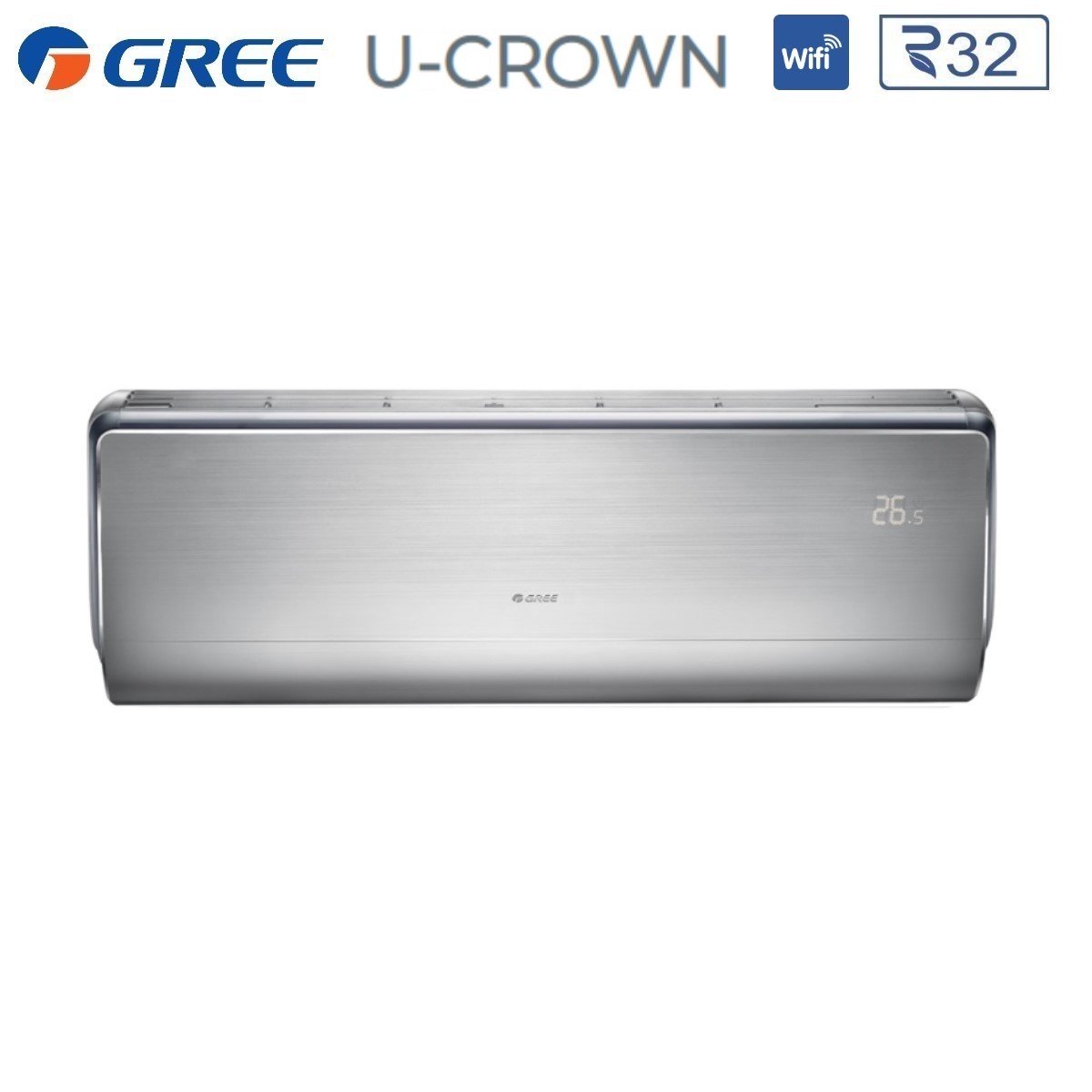 gree climatizzatore condizionatore gree quadri split inverter serie u crown 99912 con gwhd28nk6oo r 32 wi fi integrato 90009000900012000