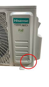 hisense area occasione climatizzatore condizionatore hisense dual split inverter serie hi comfort 912 con 2amw42u4rgc r 32 wi fi integrato 900012001