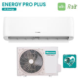 hisense climatizzatore condizionatore hisense inverter serie hi energy 9000 btu qe25xv2ag r 32 wi fi integrato classe aa novita