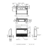 hisense climatizzatore inverter hisense 30000 btu soffittopavimento unita interna auv90ur4rb4