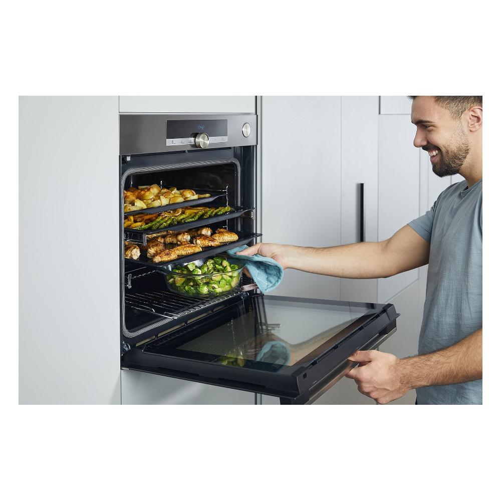 hisense forno elettrico ventilato hisense bi62111axtc 77 litri classe a a595xl595xp564 silver