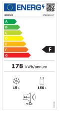 hisense frigorifero monoporta 165 litri hisense rr220d4ayf classe f ean 6921727056276