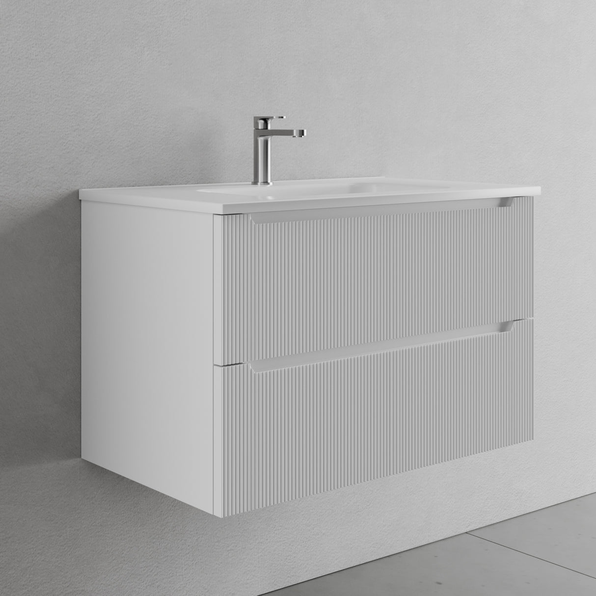 legnox consolle bagno legnox rigo 60 cm bianco neve con 2 cassetti lavabo specchio e lampada