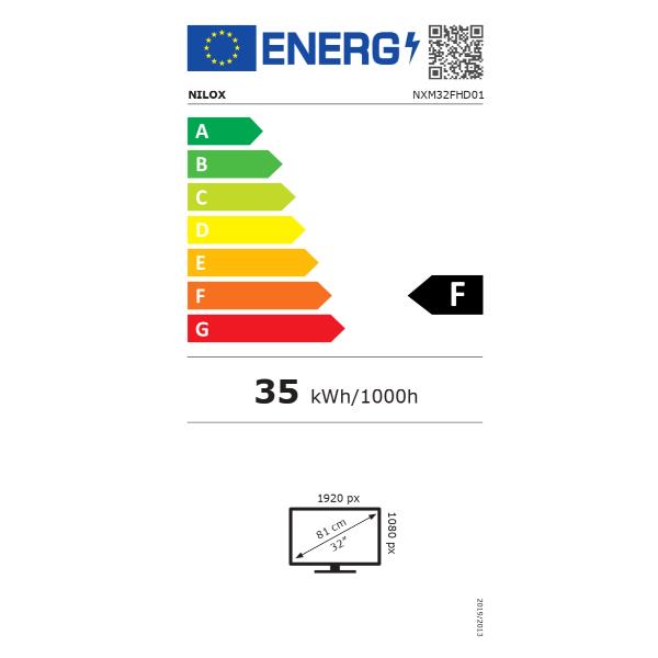 nilox monitor 32 led full hd 169 1920x1080 px 60 hz 5 ms 1 hdmi nxm32fhd01 nero black ean 8435099529859